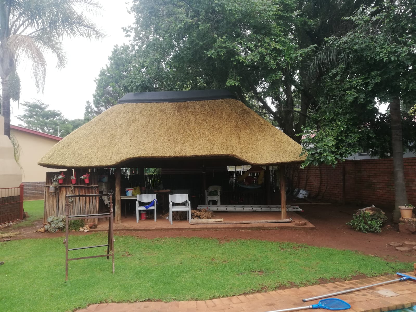 Thatch roofing project photo 1