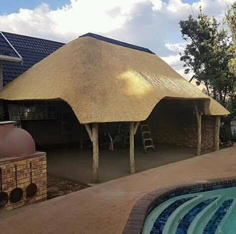 Thatch roofing project photo 2