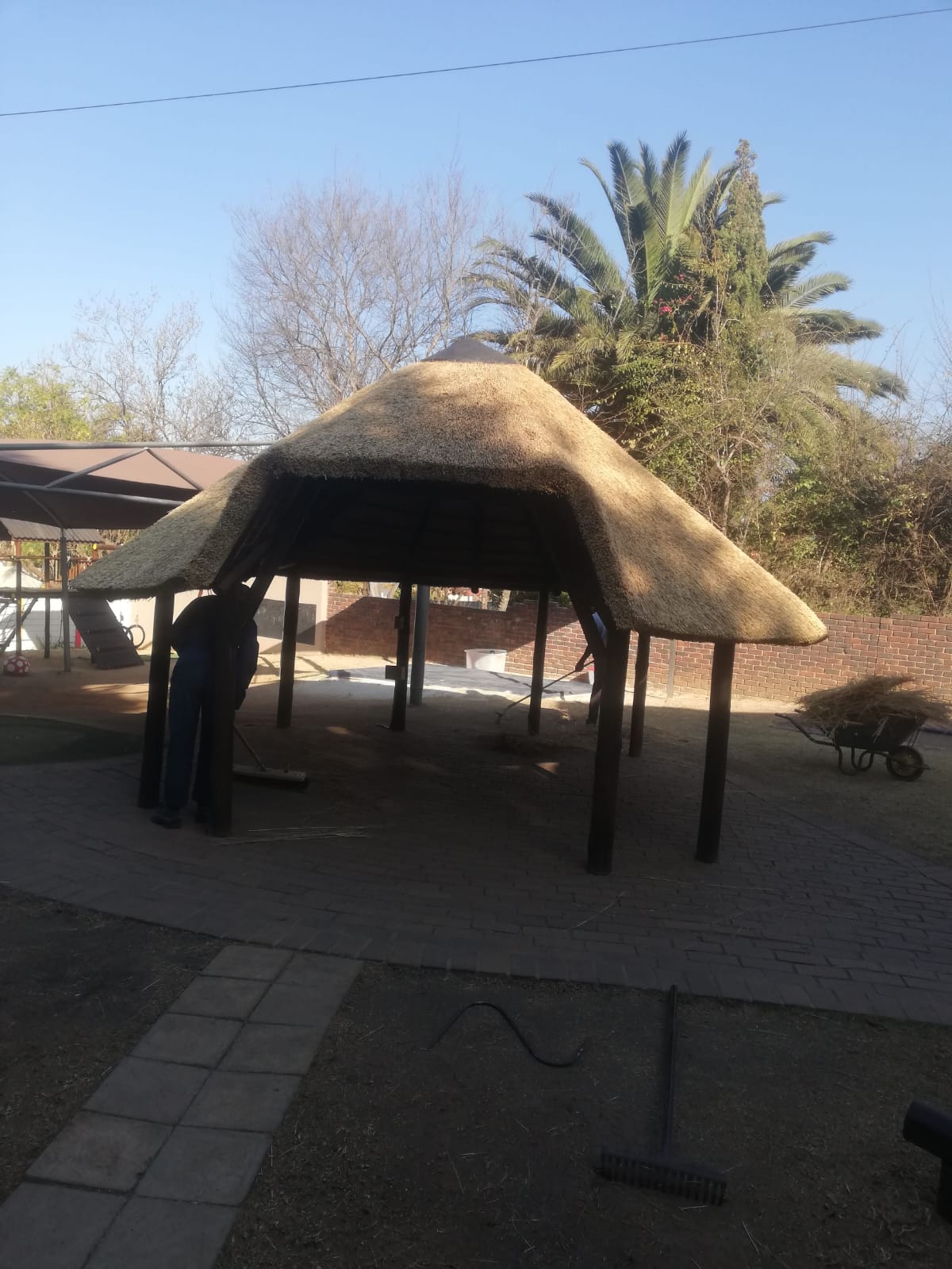 Thatch roofing project photo 3